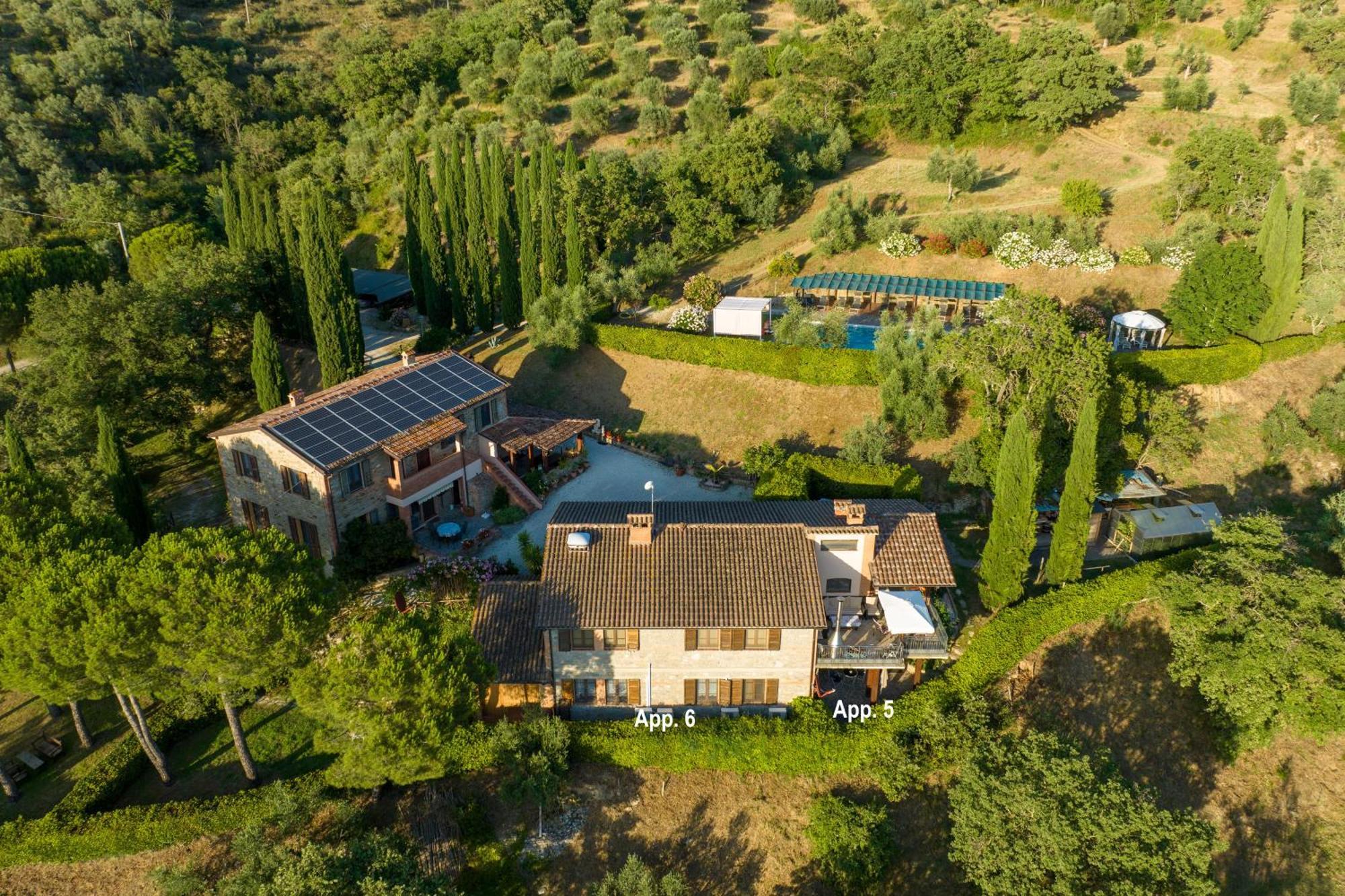 Residenza Cerreto-Casalini Apartman Panicale Kültér fotó